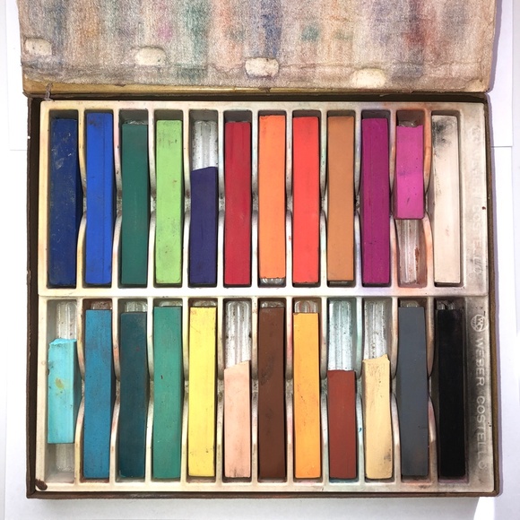WEBER COSTELLO Alphacolor Soft Pastels - 2 Sets of 24* & 12*, Vintage - Picture 2 of 4